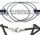  Kau�uk na krk s karabinou - 1,8mm / 60cm