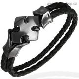 Náramek - Iron Cross Leather