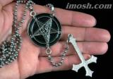 Satanský růženec - Baphomet Cross