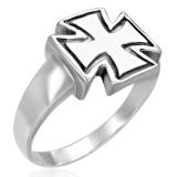  Prsten - Iron Cross Silver