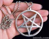 Amulet - Giant Pentagram + řetěz kulička 3,2 mm!