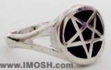  Prsten - Pentagram Black