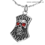 Amulet - Skull Flame