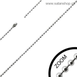  Řetízek na krk - Kulička průměr 1,5mm / 60cm