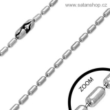 Řetízek na krk - Váleček průměr 2,4mm / 50cm Řetízek na krk - Váleček průměr 2,4mm / 50cm