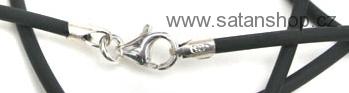 Kůže na krk s karabinou - 1.8mm / 45cm - 1 Kůže na krk s karabinou - 1.8mm / 45cm - 1