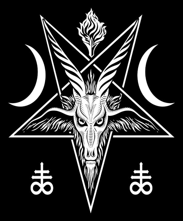Pánské šortky - Baphomet Leviathan - ObscureArt