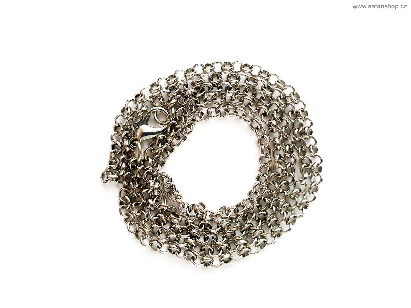 Řetízek na krk - Očko kruh - 3 mm / 60 cm