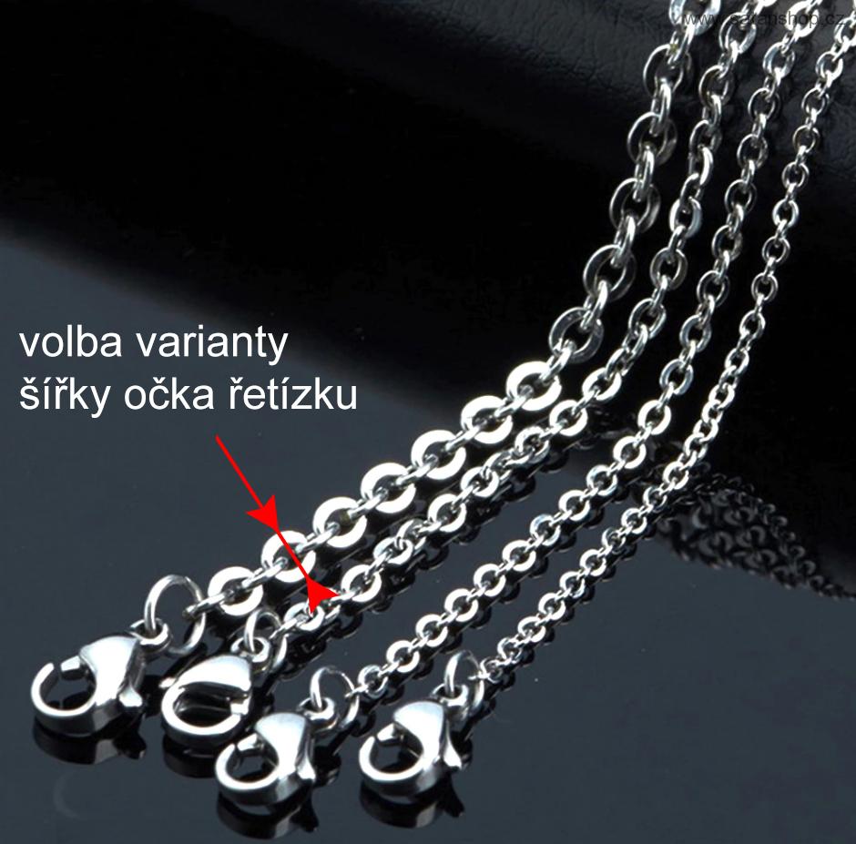 Řetízek na krk - Stainless Steel - Očko ovál - 60 cm - více variant