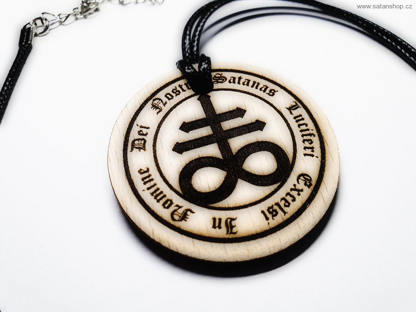 HeLLWood - náhrdelník - In Nomine Leviathan - průměr 40 mm