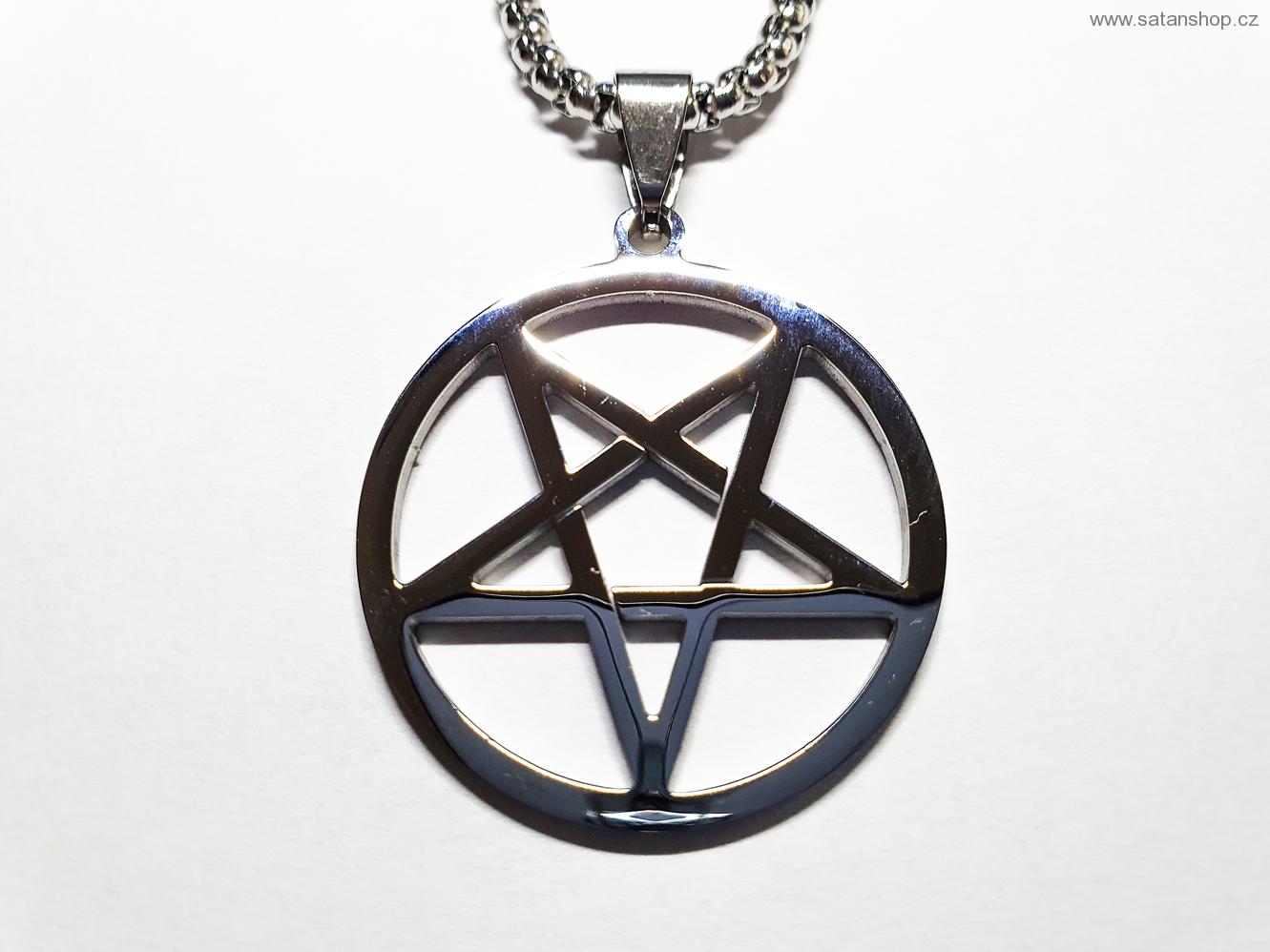 Náhrdelník - Pentagram - 316L