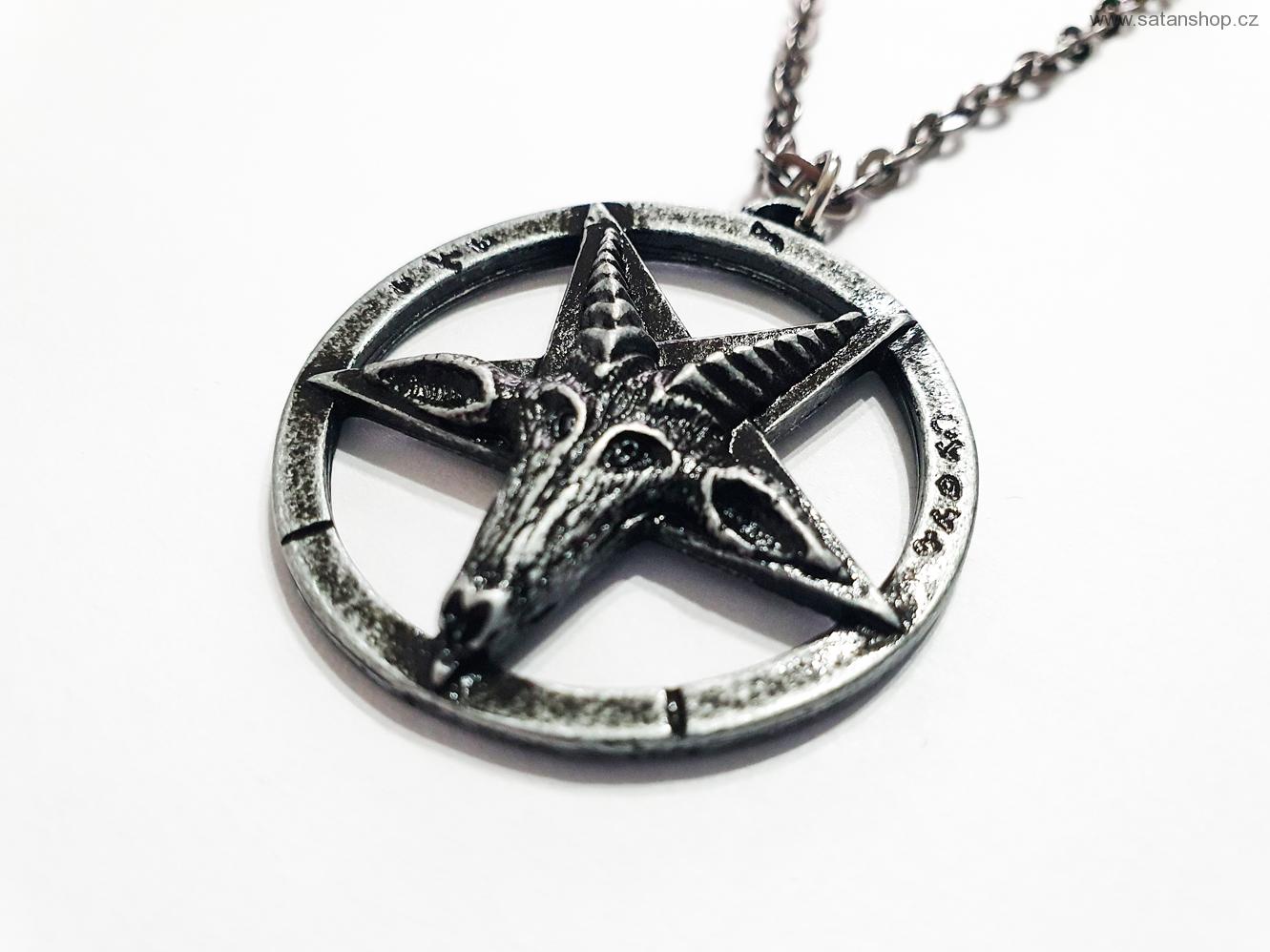 Náhrdelník - Baphomet Cult- Black Ritual