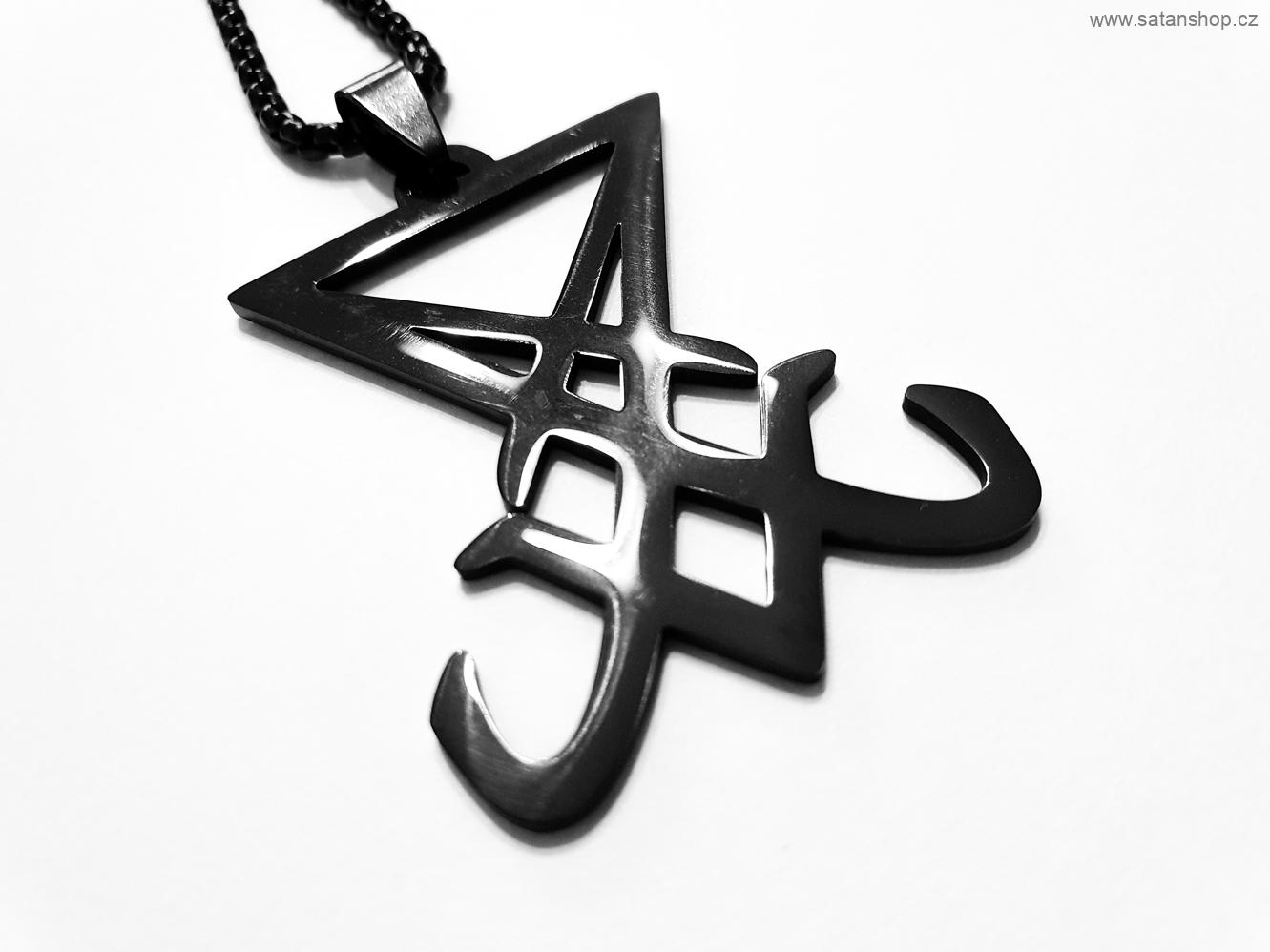 Náhrdelník - Sigil of Lucifer - 316L - Black