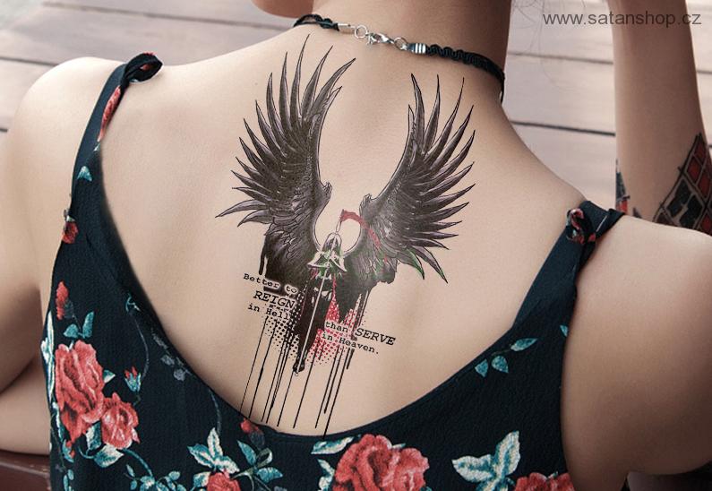 Tattoo Sticker - Dark Angel