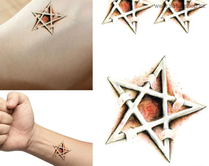 Tattoo Sticker - Pentagram