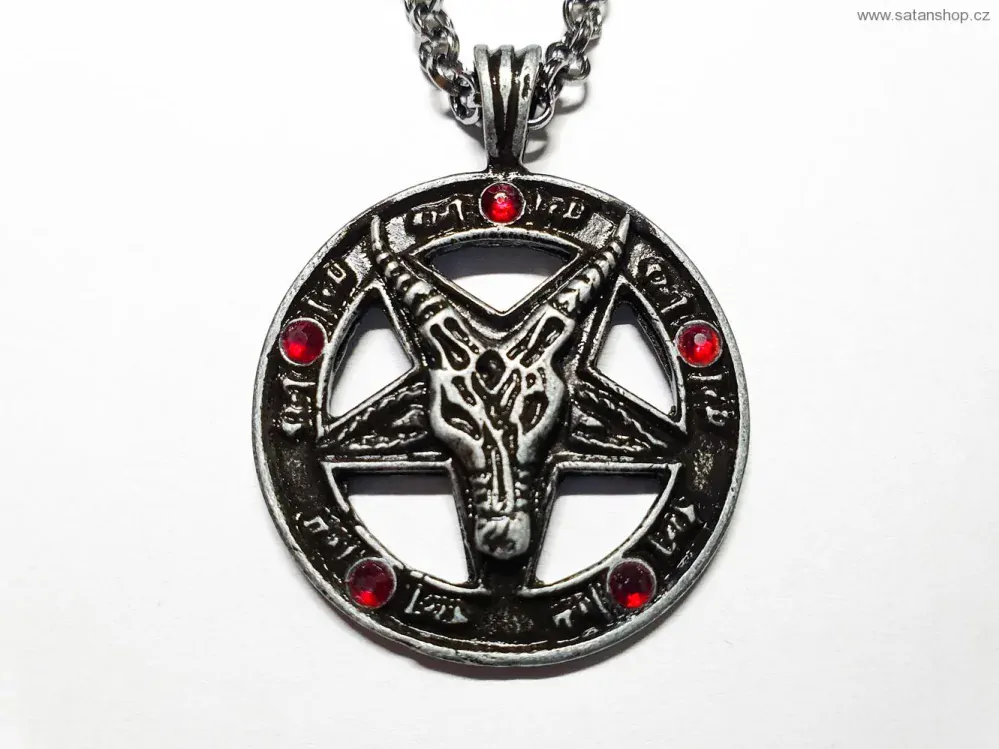 Náhrdelník - Baphomet Stone - Black Ritual