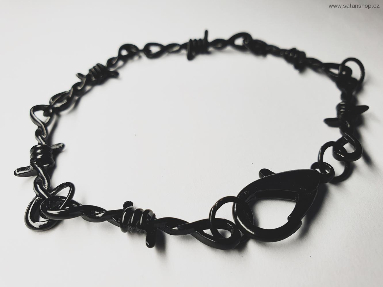 Náramek - Barbed Wire - Black