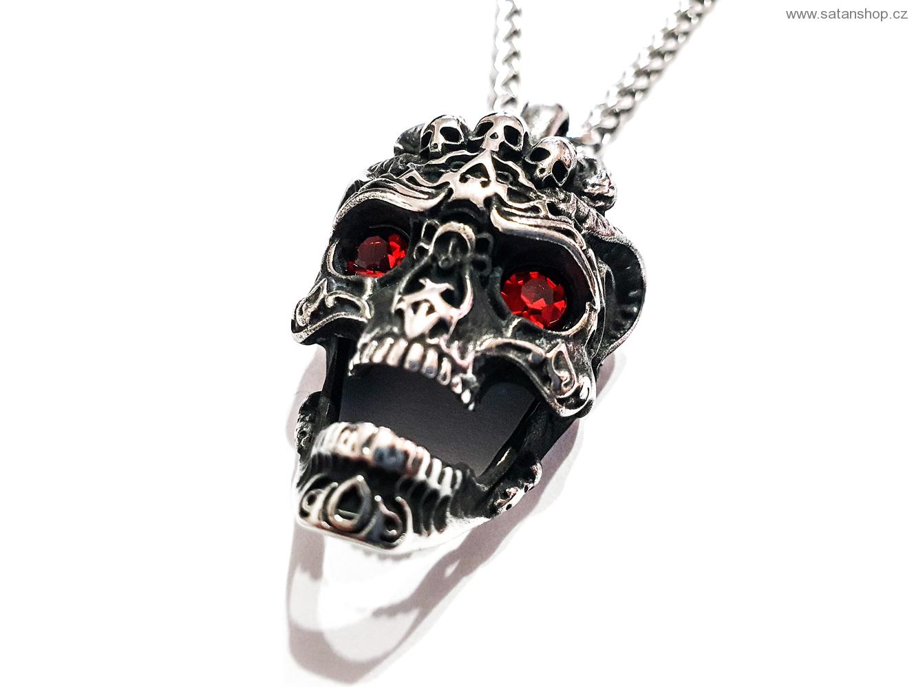 Náhrdelník - Red Devil - 316L