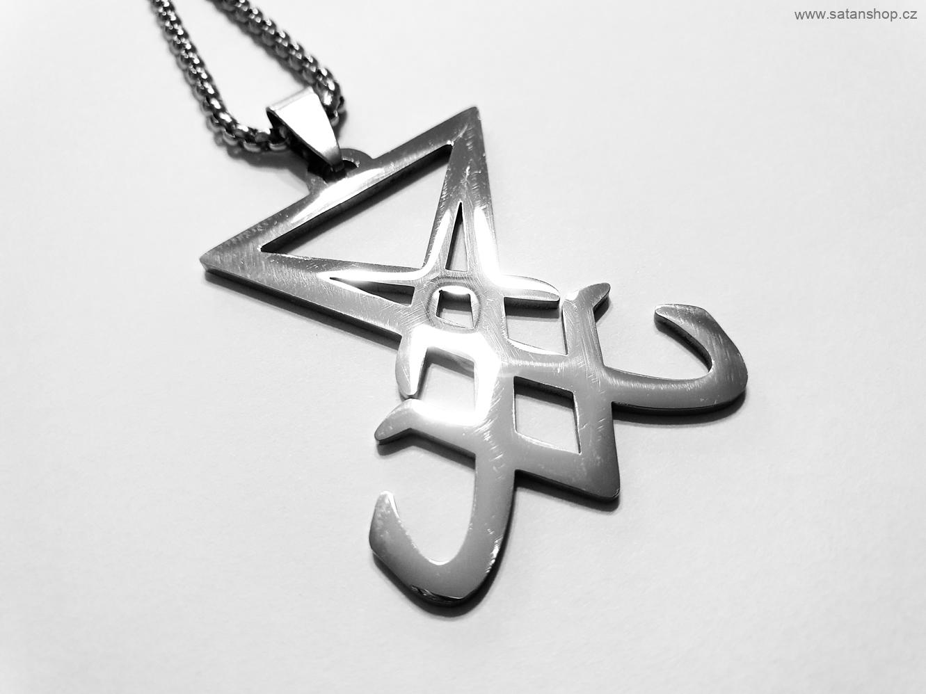 Náhrdelník - Sigil of Lucifer - 316L - Silver