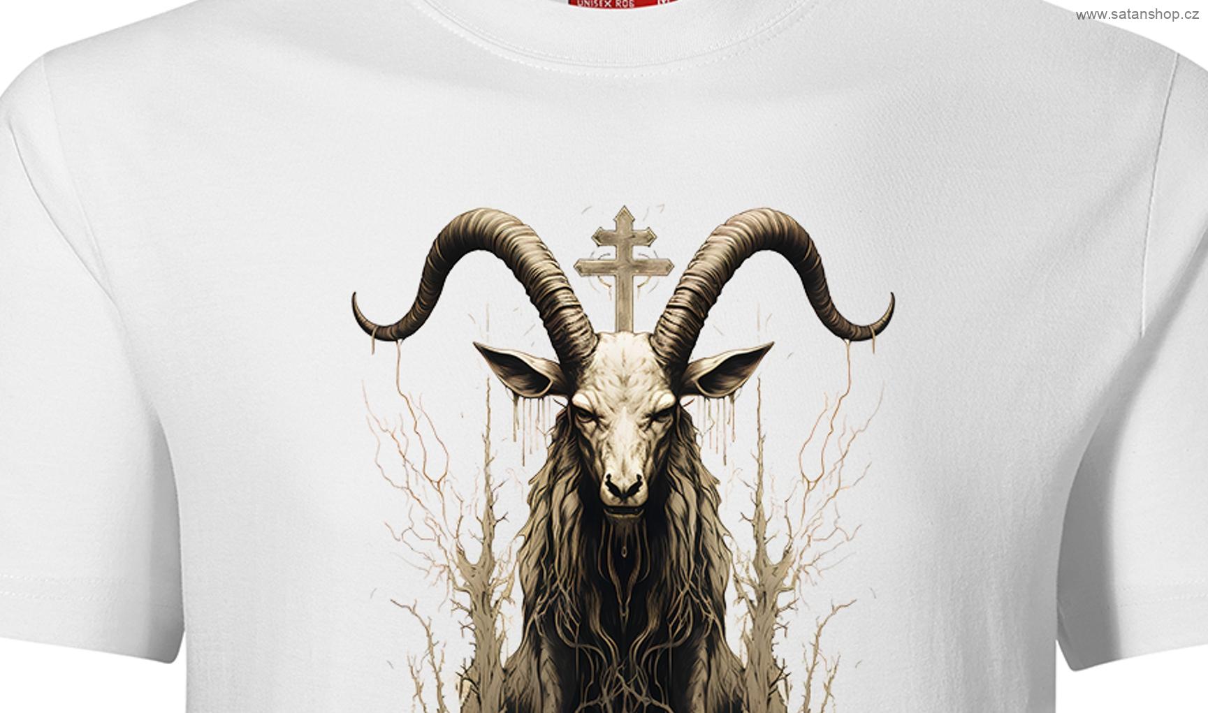 Tričko unisex - The Roots of Baphomet - White