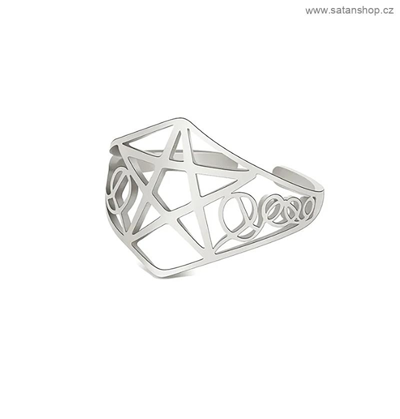 Prsten - Simple Pentagram - 316L