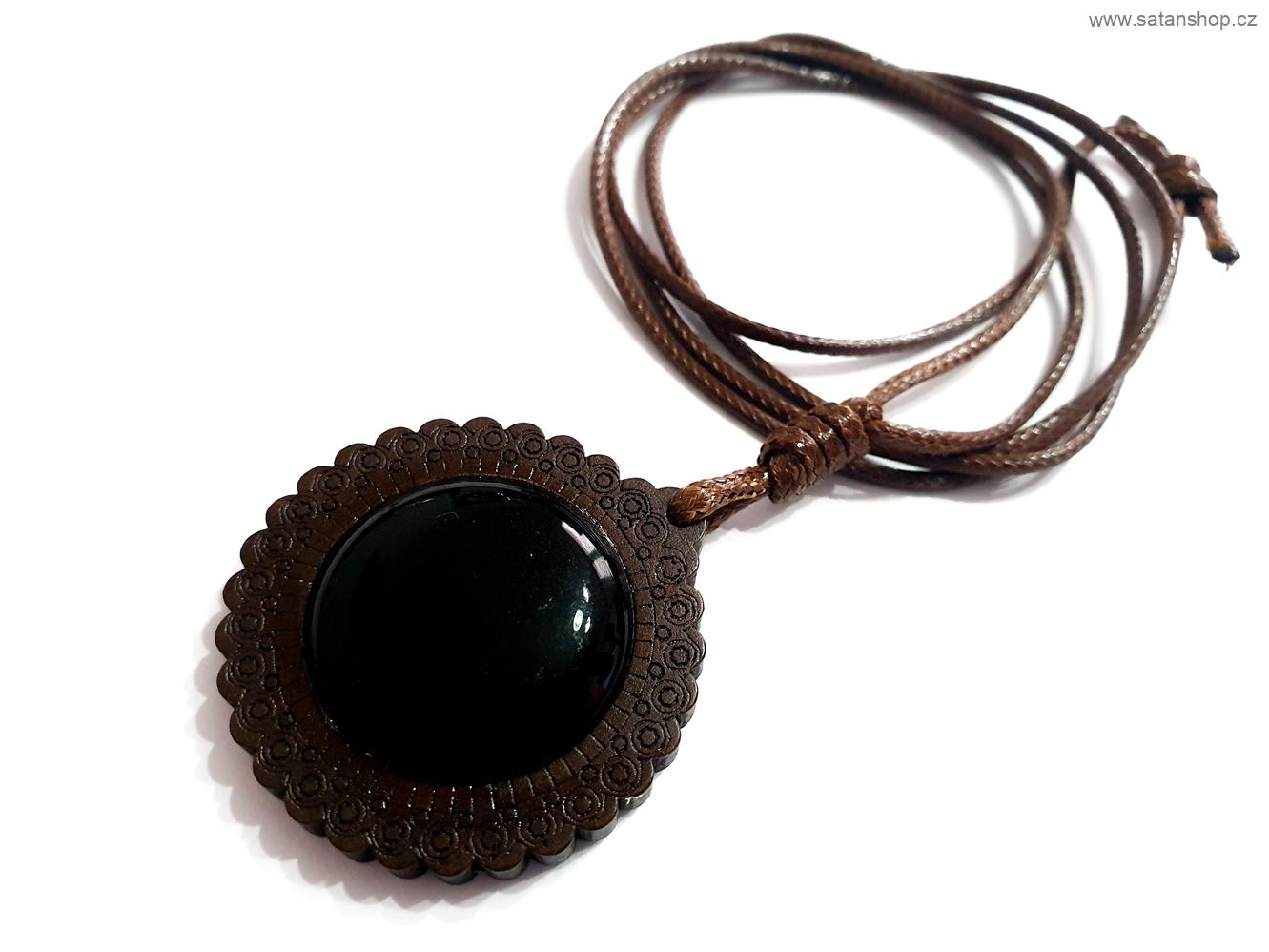 HeLLWood - náhrdelník - Black Onyx