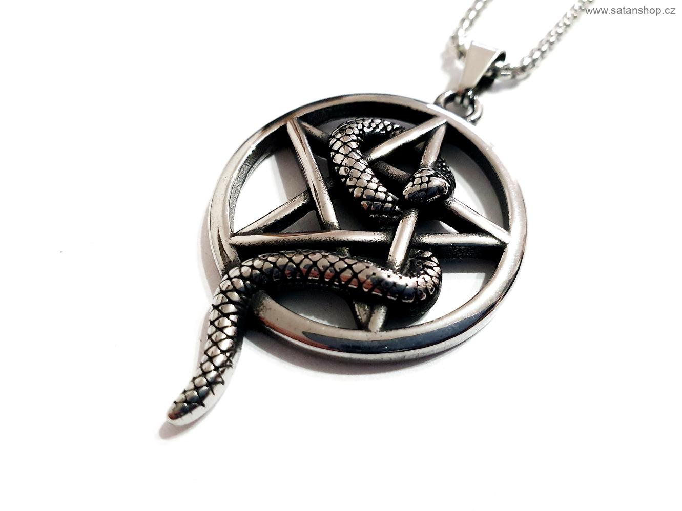 Náhrdelník - Pentagram Snike - 316L