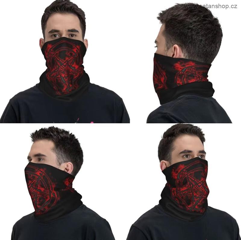 Nákrčník - Baphomet Flame