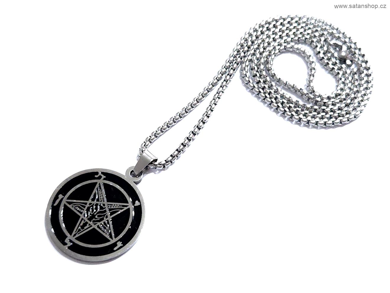 Náhrdelník - Sigil - Baphomet - Lucifer - 316L