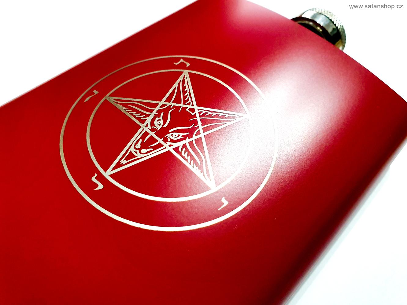 Placatka - Baphomet - Red