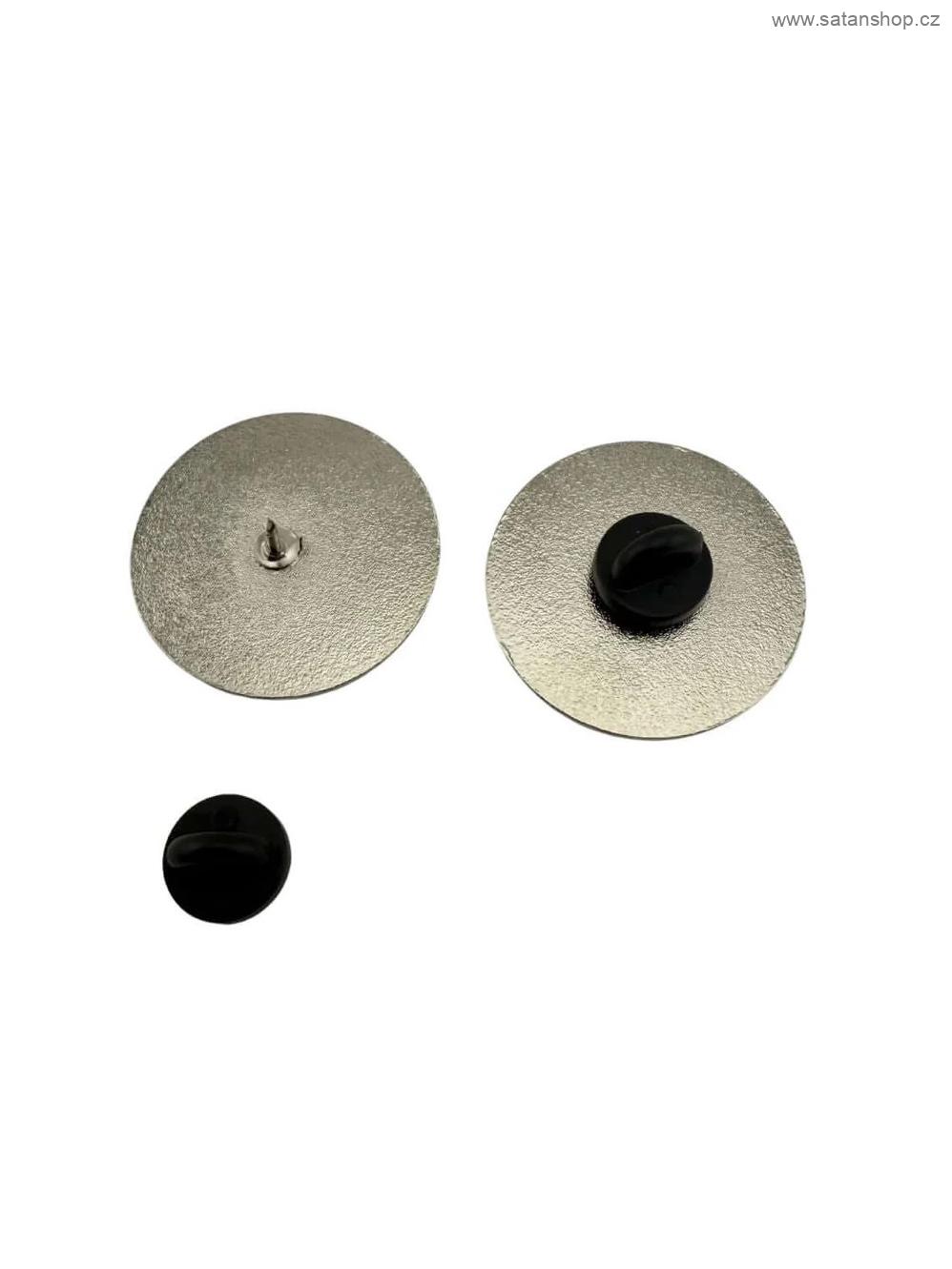 Kovový odznak - Satanas - s pinem