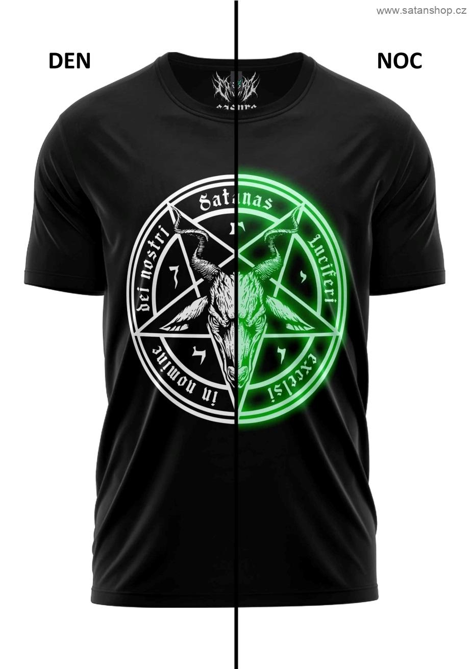 Tričko unisex - Easure - Satanas - Glow in The Dark