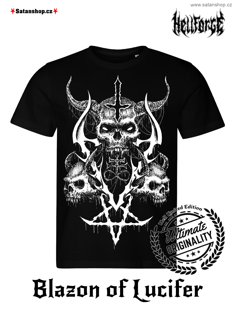 Tričko unisex - Blazon of Lucifer - HellForge