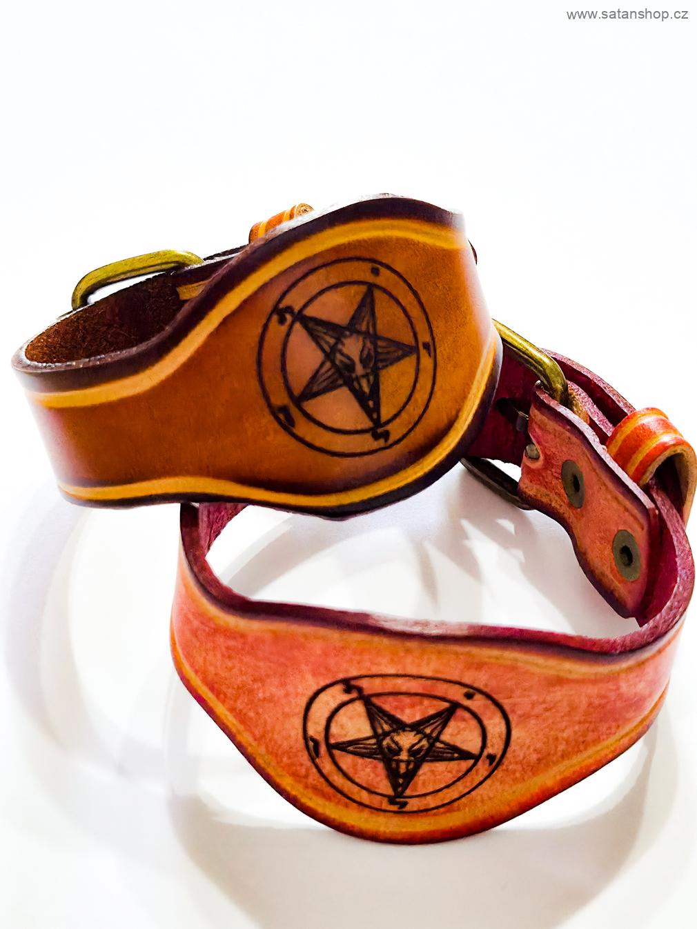 Náramek - Baphomet Leather