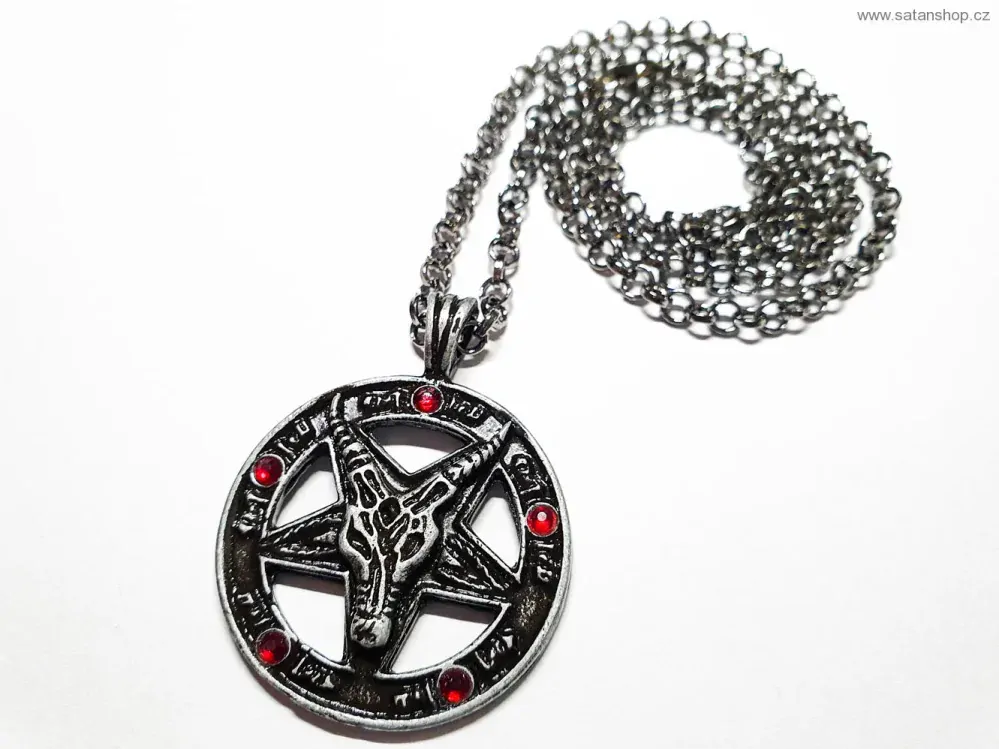 Náhrdelník - Baphomet Stone - Black Ritual