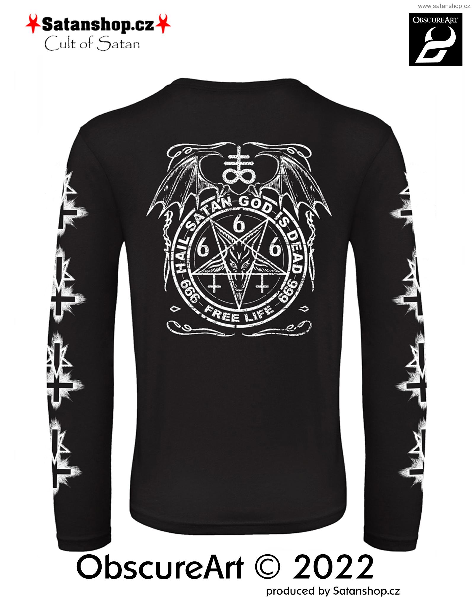 Tričko unisex - Cult of Satan - dl. rukáv