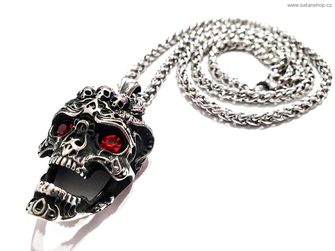 Náhrdelník - Red Devil - 316L