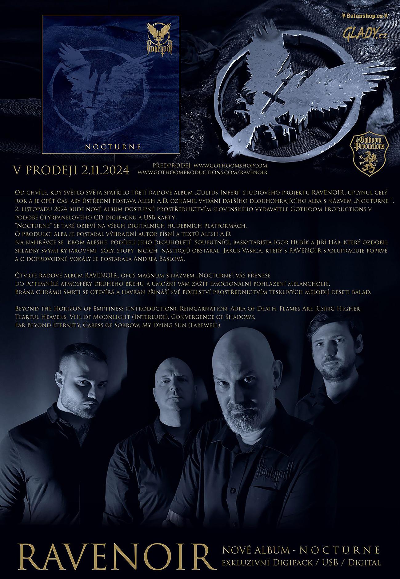CD - Ravenoir - Nocturne - digipack