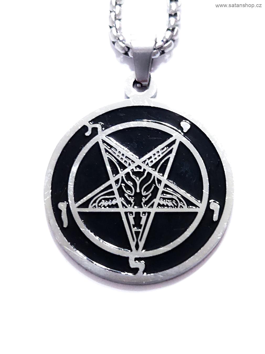 Náhrdelník - Sigil - Baphomet - Lucifer - 316L