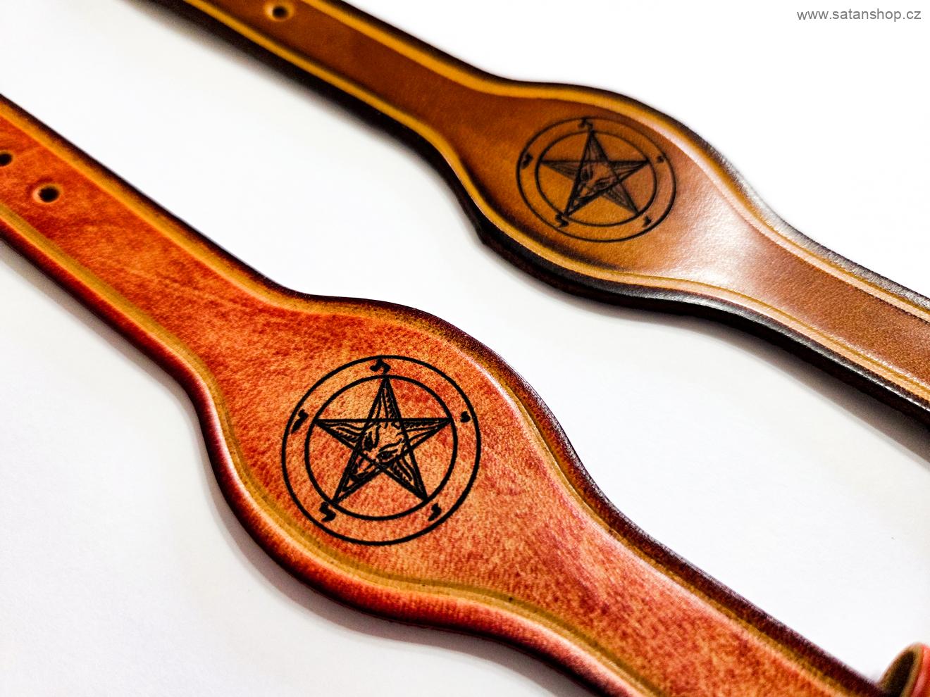 Náramek - Baphomet Leather