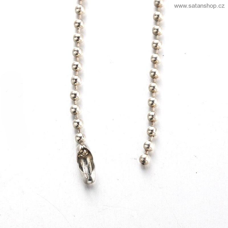 Řetízek na krk - Ball - Stainless Steel - 60 cm