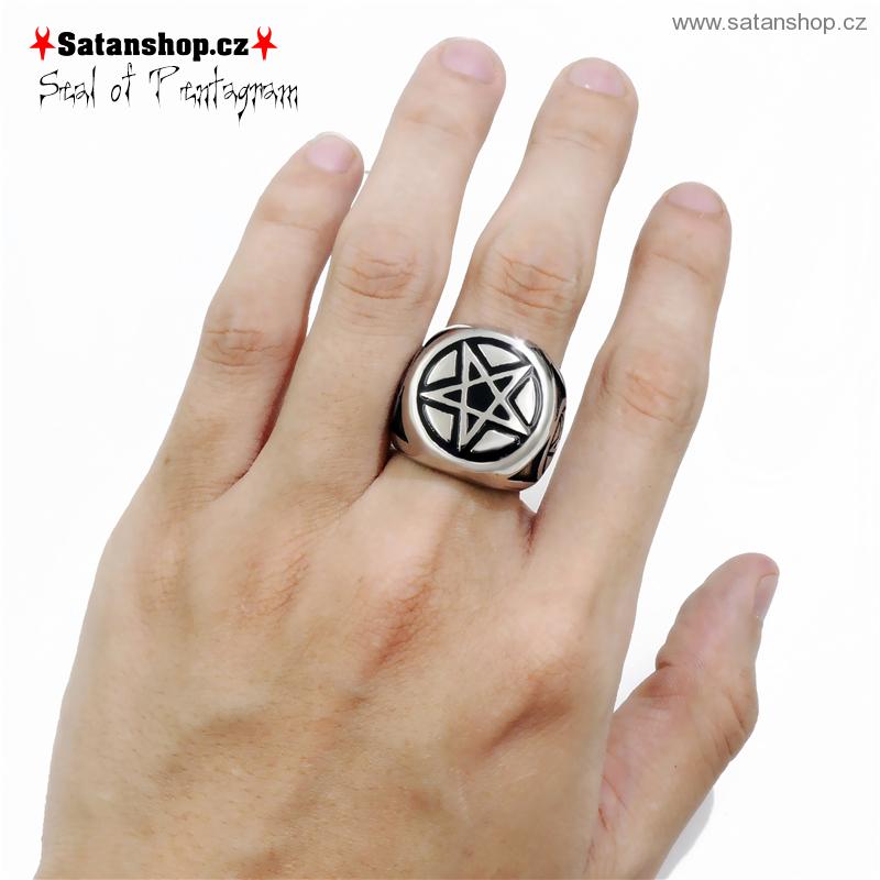 Prsten - Seal of Pentagram - 316L