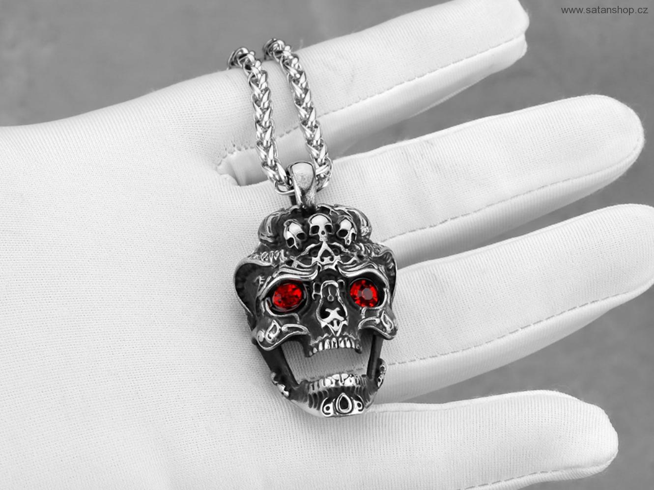 Náhrdelník - Red Devil - 316L