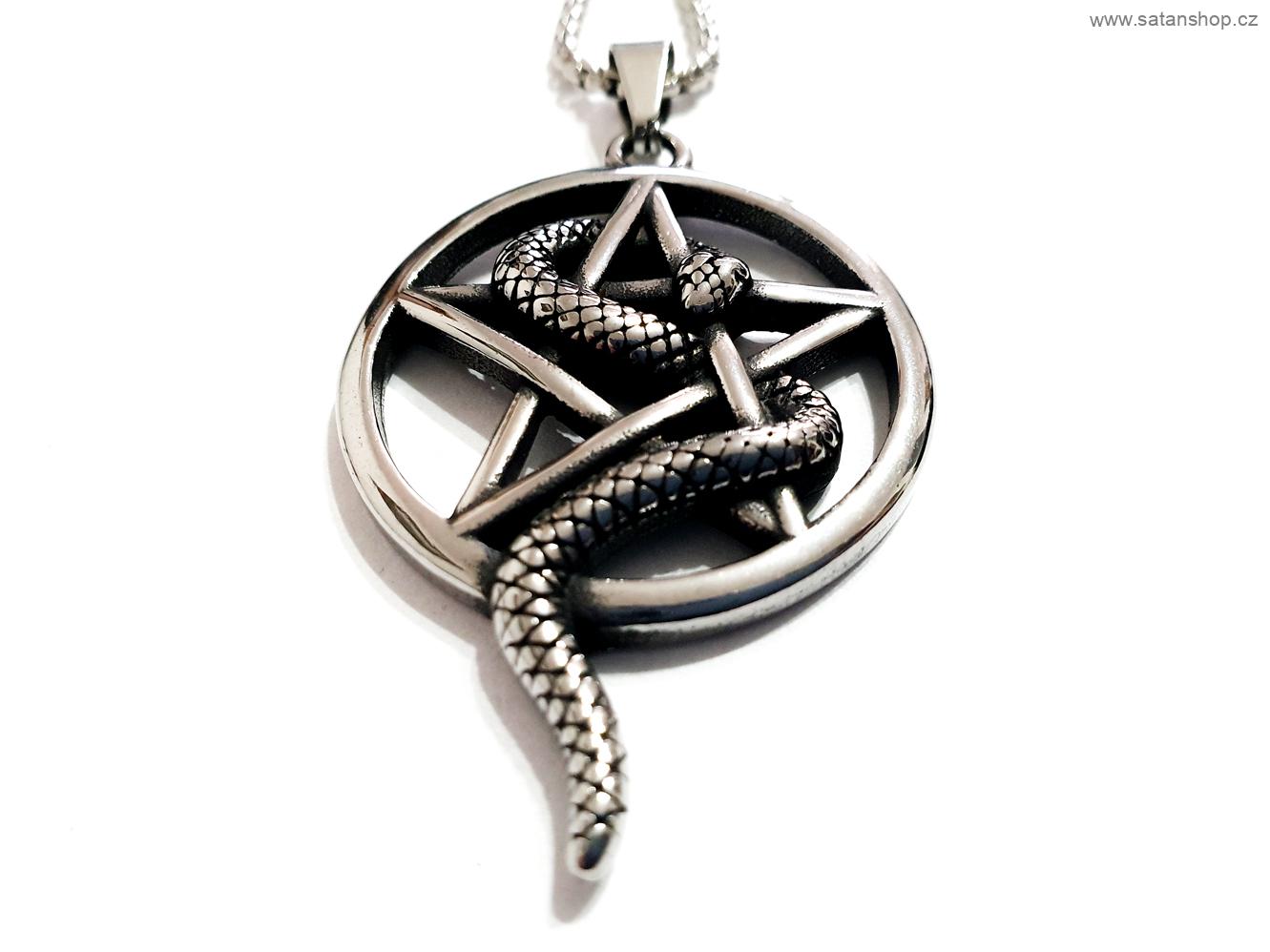 Náhrdelník - Pentagram Snike - 316L