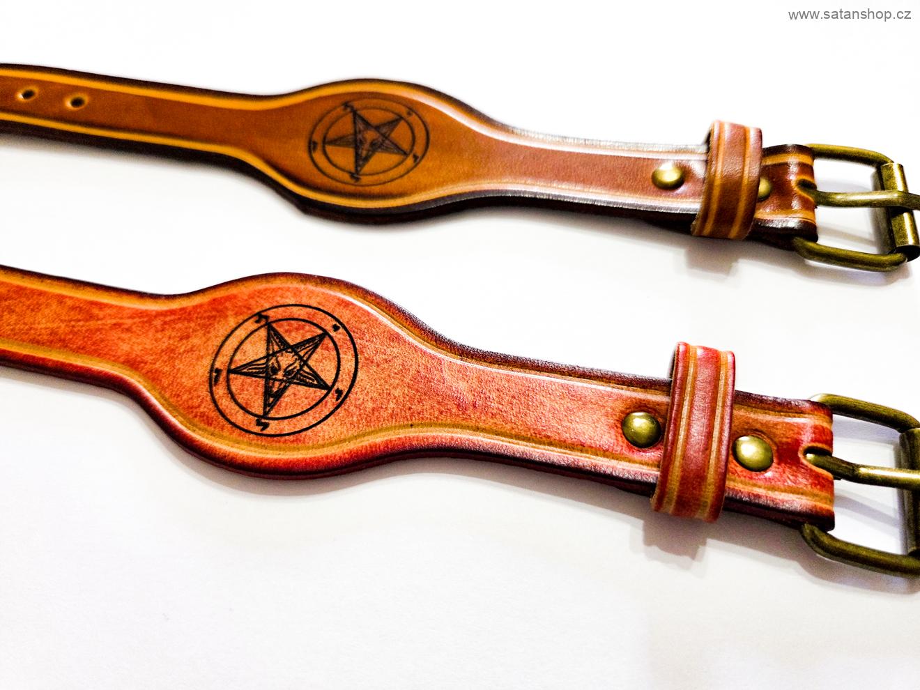 Náramek - Baphomet Leather