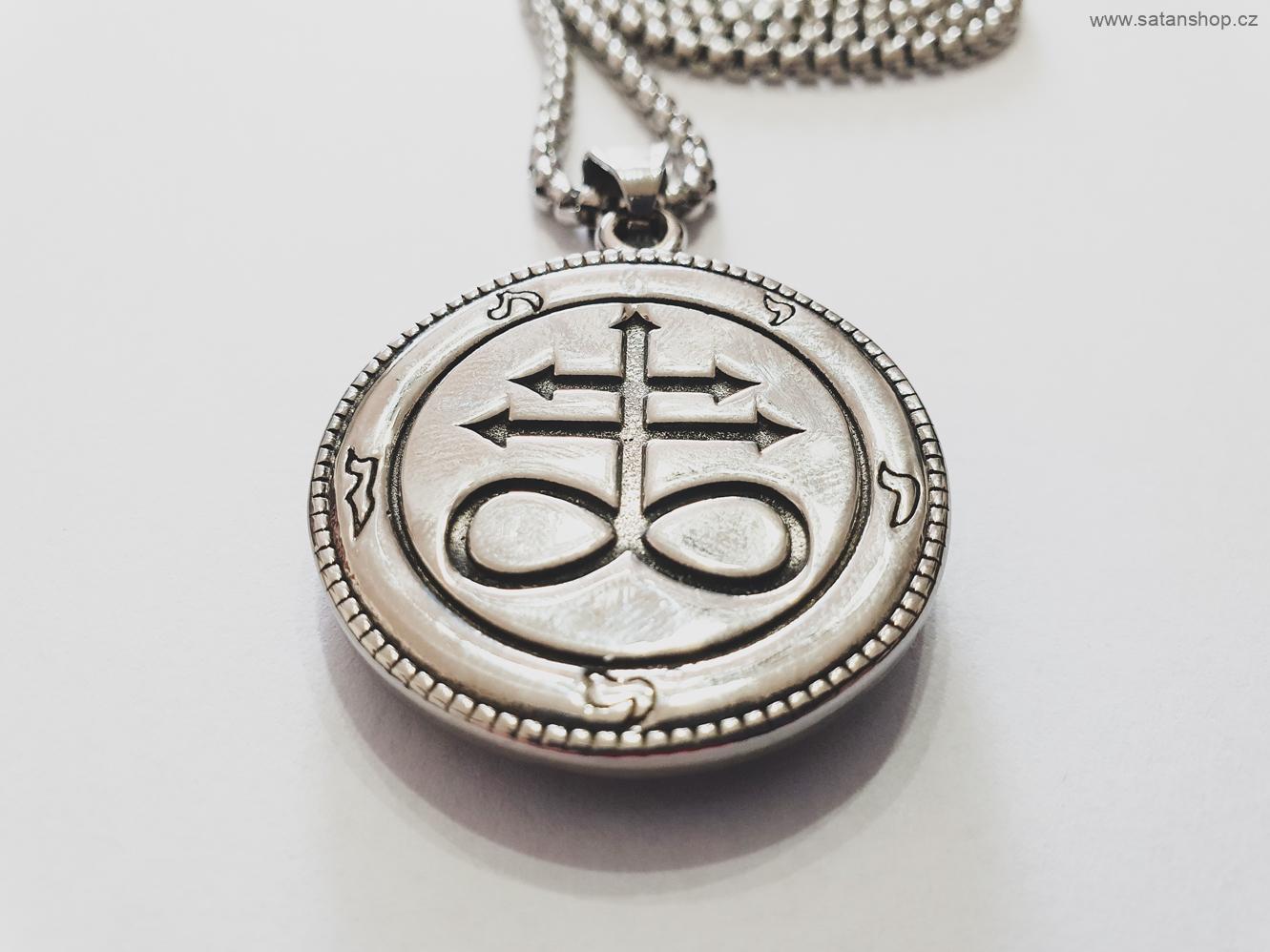 Náhrdelník - Sabbatic Baphomet - Leviathan Cross - 316L