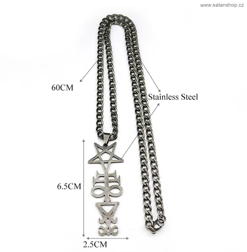 Náhrdelník - Occult Symbols - 316L