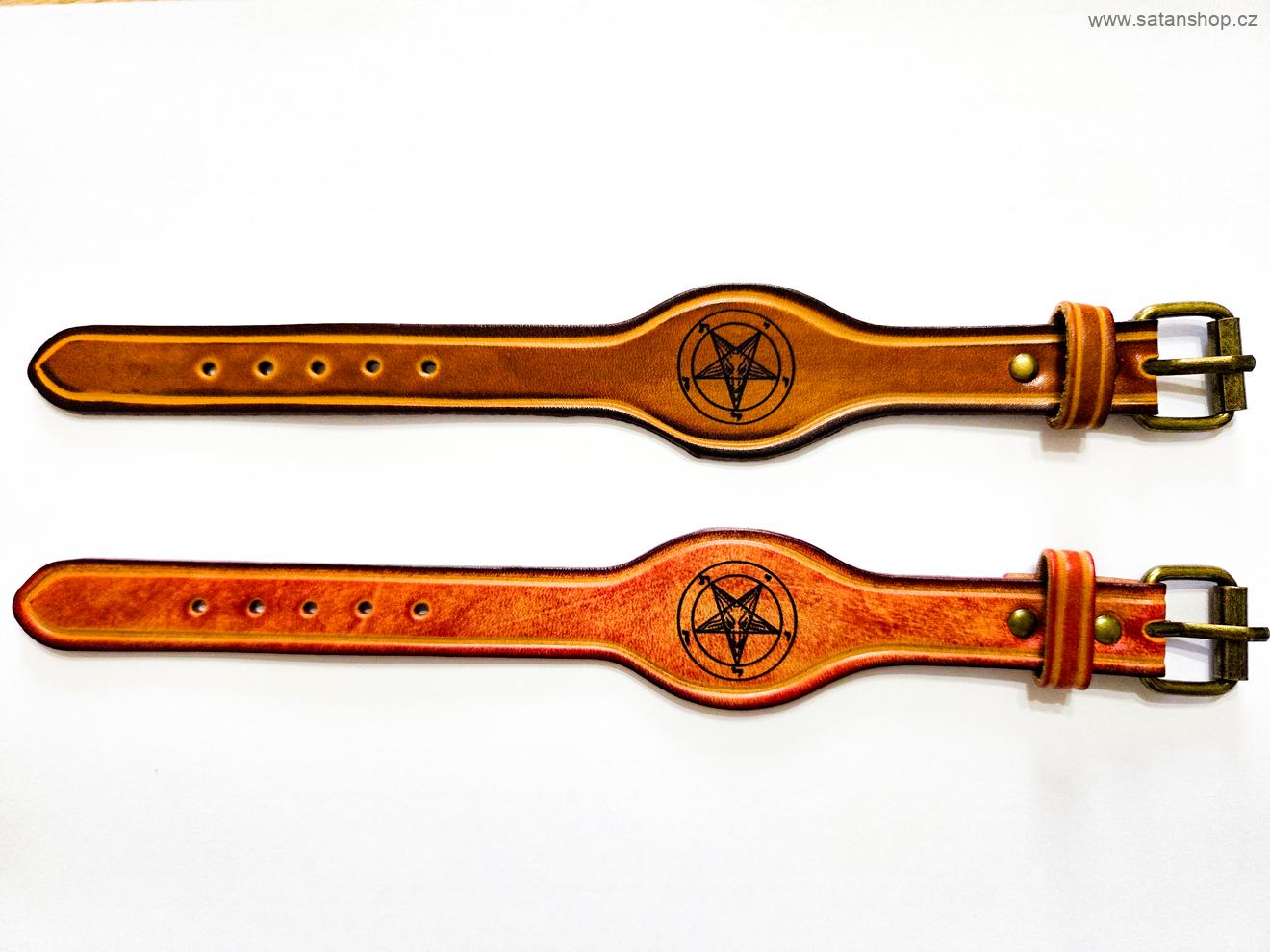 Náramek - Baphomet Leather