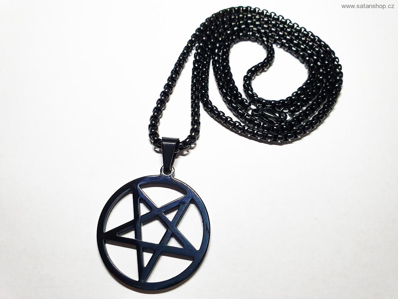 Náhrdelník - Pentagram - 316L