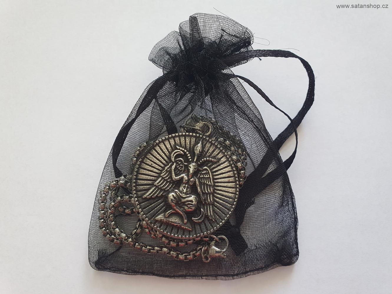 Náhrdelník - Sabbatic Baphomet - Leviathan Cross - 316L